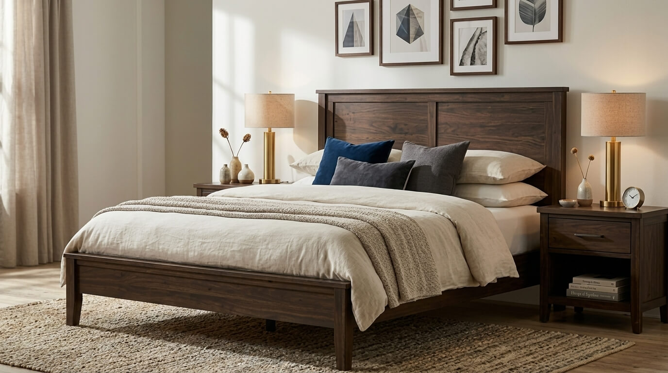 Dark Wood Bedroom Furniture Decor Ideas: How to Style Your Space