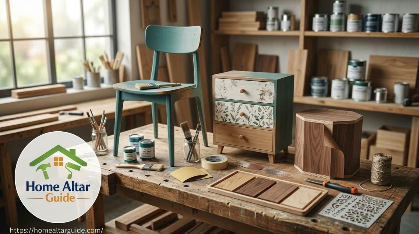 DIY Wood Furniture Decoration: Painting, Stickers, Veneers & More