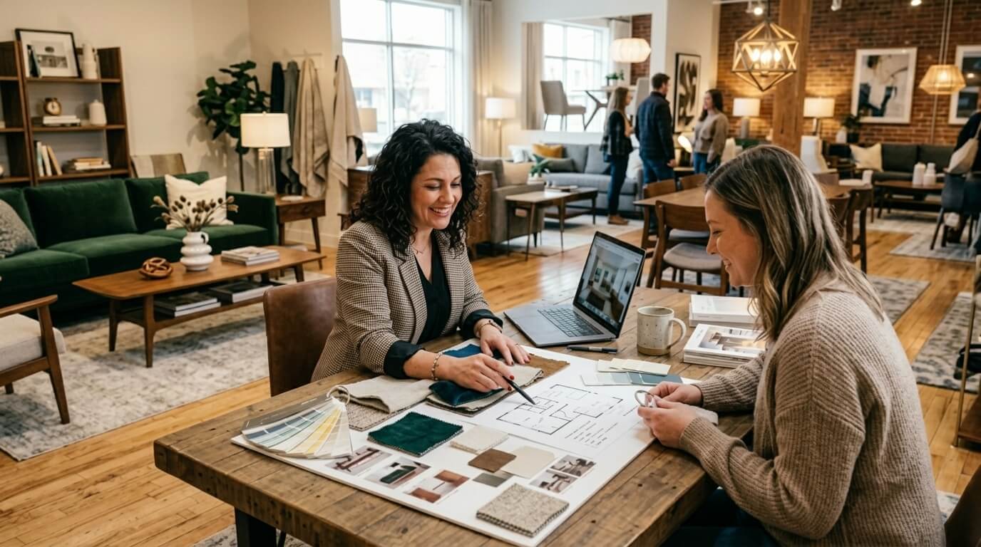 Furniture Stores with Interior Decorators: How to Get Professional Design Help