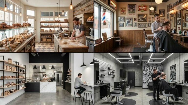 Bakery & Barber Shop Interior Decor: Commercial Space Design Guide