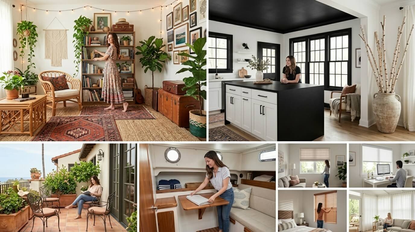 Interior Decorating Styles & Trends: Bohemian, Black, and Beyond