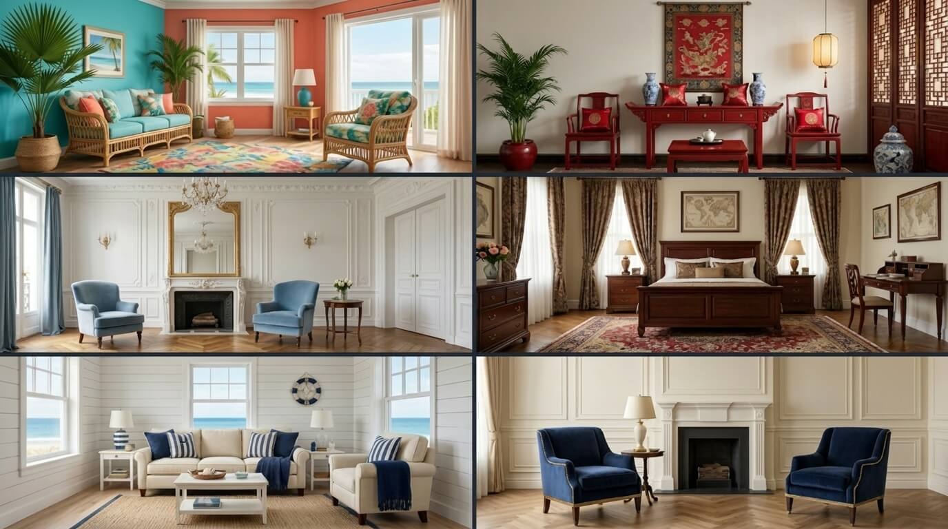 International Interior Decorating Styles: From Caribbean to Classic French