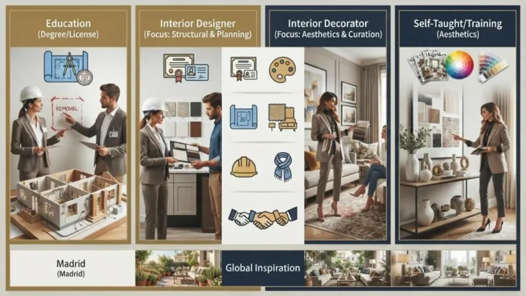 Interior Designer vs Interior Decorator: What Is the Real Difference?